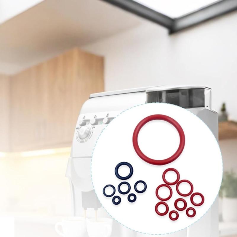 Pack of 30 Universally Coffee Machine Repair Set Silicone Sealing Rings Silicone Texture Easy Installation for Coffee
