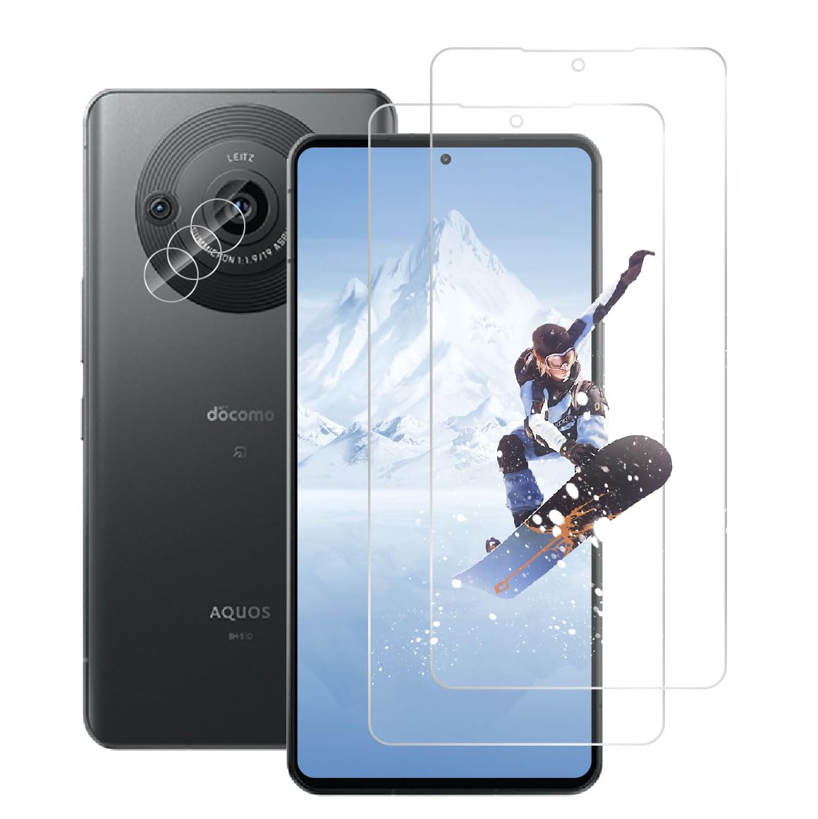 

Rchlr для AQUOS R8 pro стеклянная пленка для камеры Sharp Aquos R8 Pro SH51D дюймовая закаленная стеклянная защитная пленка для ЖК-дисплея Aquos R8 Pro с высоким коэффициентом пропускания 9H