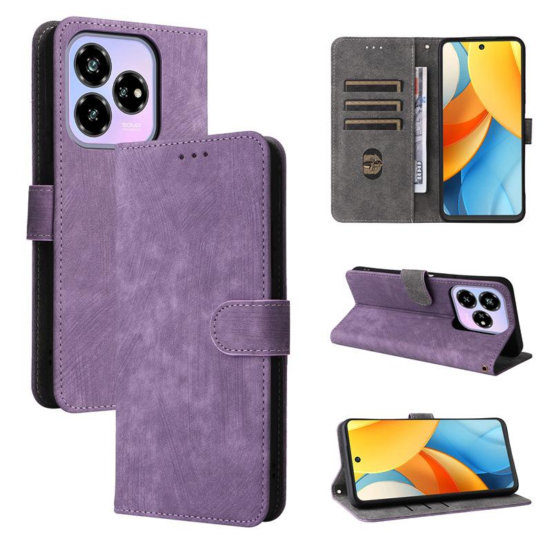 Flipový kryt pre ZTE Blade V60 Design PU kožené puzdrá na telefón Ochrana celého tela s [blokovaním RFID] Flipové puzdrá
