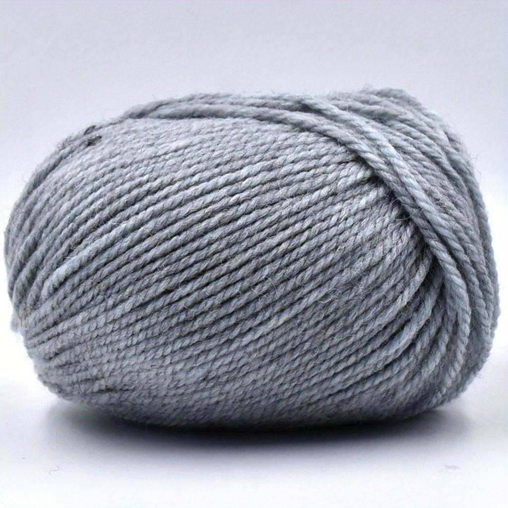 Filato di Lana Worsted Weight Morbido e Resistente Filato per Maglia e Uncinetto per Cuscini Filato Artigianale Fai da Te per Principianti