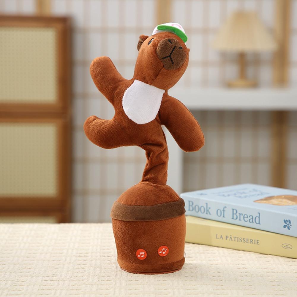 

Дельфин Электронный Встряхивающий Танцующая Игрушка Поющие Говорящие Мягкие Игрушки Дети коричневый