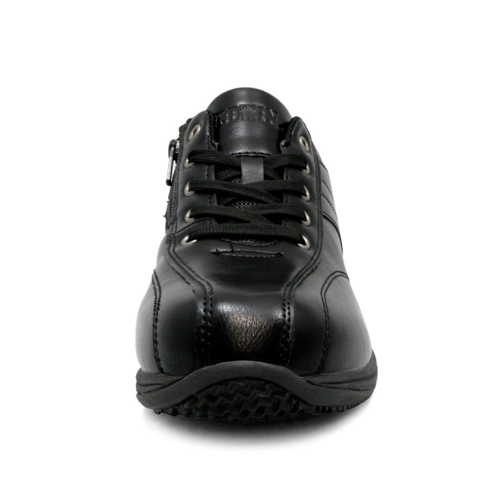 Wasserdichte Freizeitschuhe, Business-Sneakers, 3e, breit, leicht, hoch atmungsaktiv, stoßdämpfende Sohle, rutschfest, wasserabweisend, mit Reißverschluss