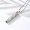 Stainless Steel Breathing Resistance Whistle Necklace Yoga Meditation Necklace  Female Lady Girl