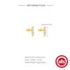Fashion S925 Sterling Silver Classic Diamond-Encrusted Daily Temperament Stud Earrings Women'S S-Shaped Simple Classic Earrings