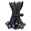 Bungee Cords with Balls 35PCS, 6 Inch Heavy Duty Ball Bungees for Canopy Tarp, Tent, Outdoor, Black Elastic Ties for Secure Hold