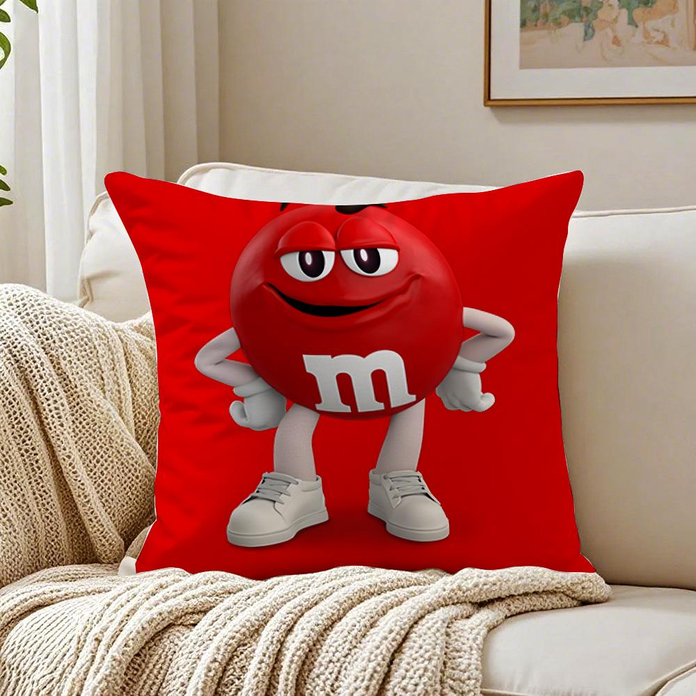 brand playful MMs Cushion Cover Pillowcase Antidustmite living Room Sofa Decor Cushion Room