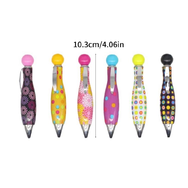 6 Pcs Ballpoint Pen Big Fat Pen Wide Grip Pen Gift Pen Smooth Writing Pen Small Pen Short Fat Pen for Student