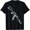 AK-47 7.62X39 Not Running Come Get It 2Nd Gun Right and Kids Tshirt Ideal for Unisex Casual Featuring Round Neck and Short Sleeves