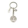 Vintage Tree of Life Alloy Pendant Keychain - Thanksgiving Holiday Gift & Decoration