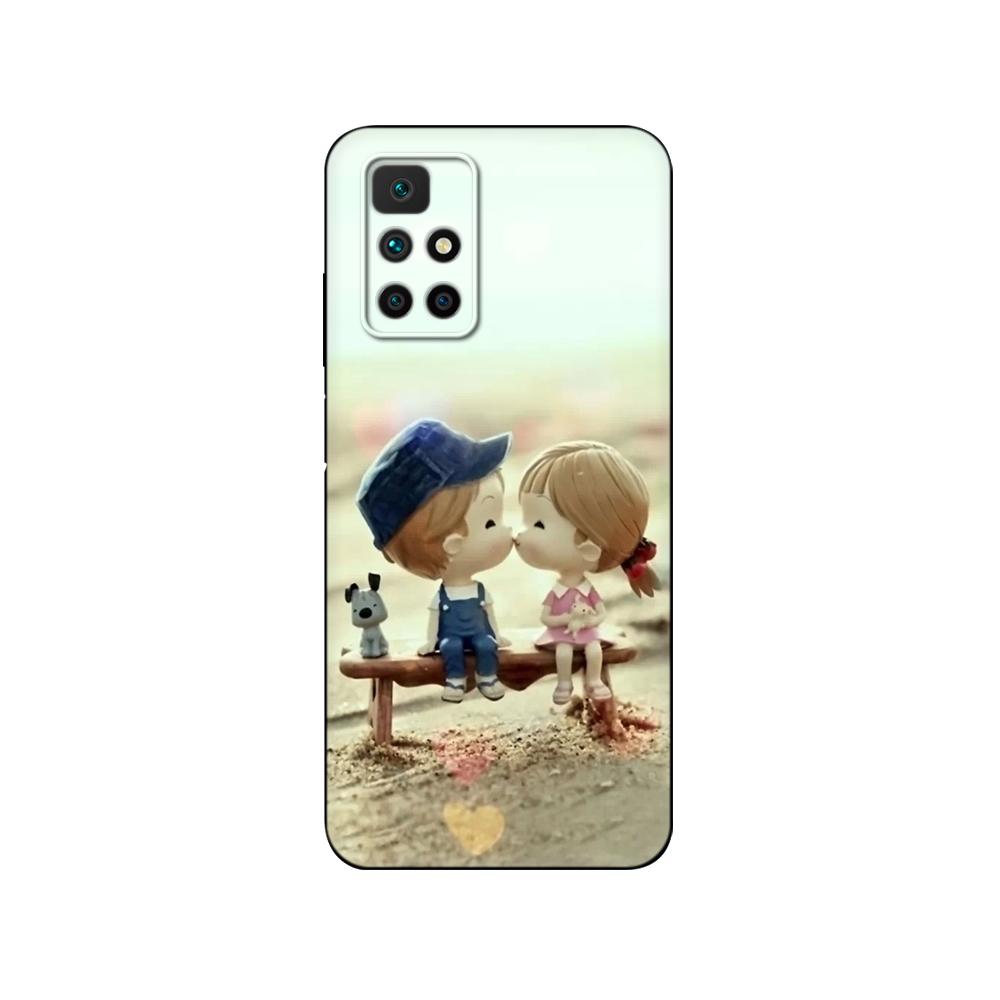 Para Redmi 10 Funda Silicona Cubierta Trasera Funda para Teléfono Para xiaomi Redmi 10 6.5 pulgadas Redmi 10 2022 global parachoques etui funda tpu negra