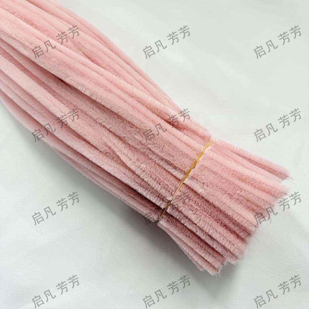 8mm Macaron Color Encrypted Twist Ties Chenille Stems for DIY Toys