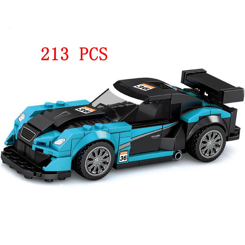 Speed MOC Racing Car SUV City Sports Model Building Blocks Bricks Rally Super Racers Christmas gift Technical Vehicles Toy