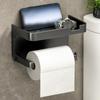Wall-Mounted Roll Paper Storage Rack Aluminum Toilet Paper Container Paper Towel Holder  Restaurant