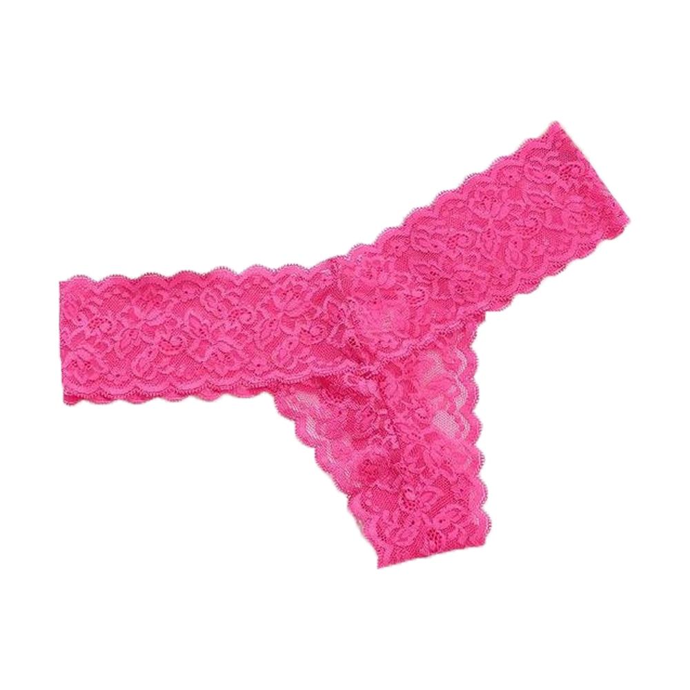 Low Waist Lace Seamless Panties Thong Mesh Lace Briefs Thin Underwear for Women Lady
