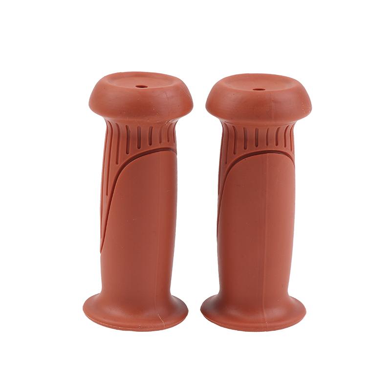 1Pair Universal High-Elastic Rubber Handle Grips Non-Slip Handlebar Covers Bike Scooter Balance Bike Grips Handle Protectors