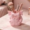 PLA Material Desk Storage Cute Bow Puffer Jacket Pen Holder 3D Printed Desktop Organizer Decorative Home Office Tidy Makeup Brush Cup Creative