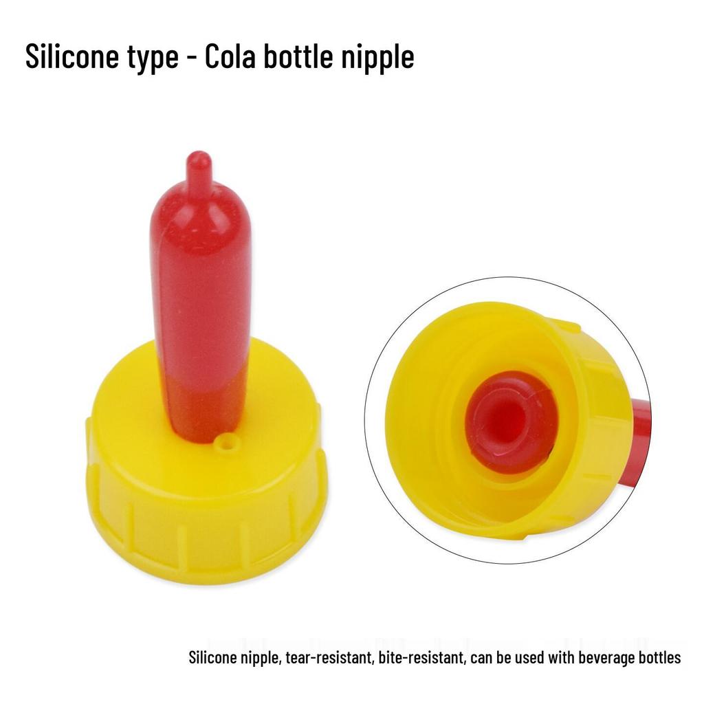 Thickened 400ml/500ml Silicone Nipple Lamb Milk Feeding Bottle