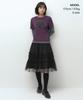 MUSINSA STANDARD WOMAN [Ohesio Collaboration] Layered Long Sleeve T-Shirt [Plum]