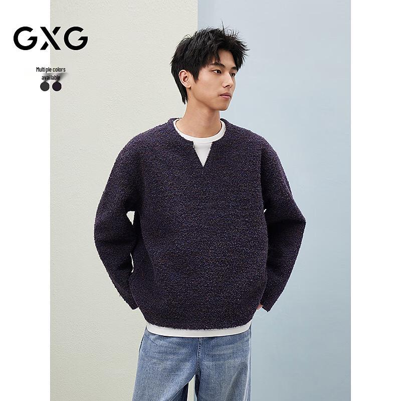 

GXG Men s Wool Blend Faux Two-Piece V-Neck Knit Sweater 2XL