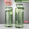 Water bottle, summer new large-capacity sports water cup, heat-resistant dual spout, drop-resistant water bottle, portable fitness high-profile cup