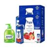 Blue Moon Aloe Antibacterial Hand Wash & Chunzhen Strawberry Yogurt Bundle