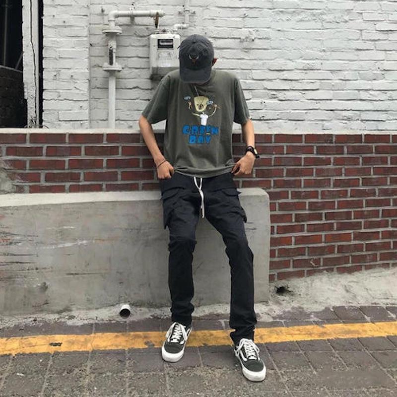 Unisex RO Double Ring Work Trousers: Versatile, Stylish High Street Fashion for Any Season, Capturing the European and American Autumn Dark Trend.