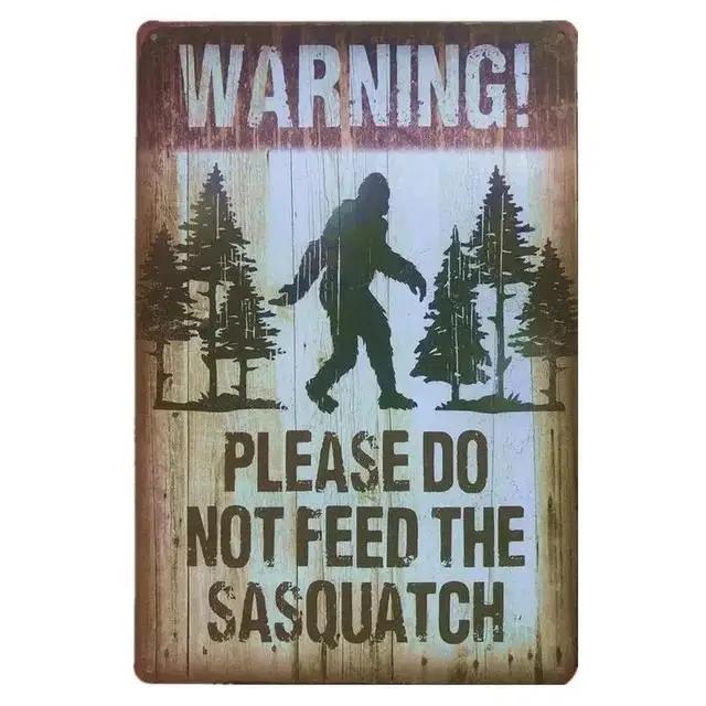 Vintage Warning Beware Metal Tin Signs Plaque  Wall Decoration Art Posters for Man Cave Home Cafe Garden Club Bar  Iron Paint