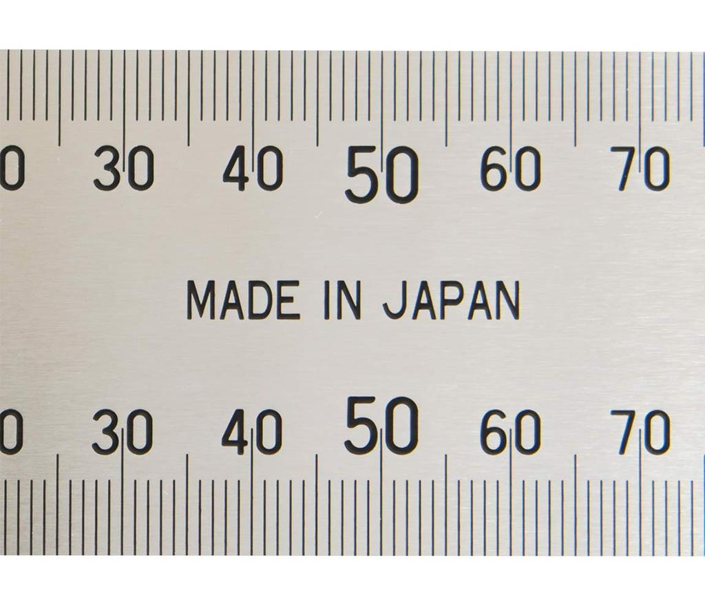 Shinwa Sokutei Straight Stainless Steel JIS 1 Grade with Red Numbers 14052 1.5m