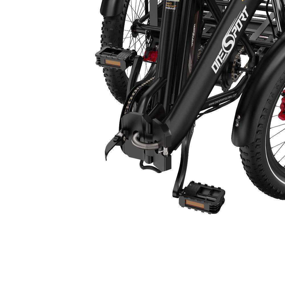ONESPORT OT30 PRO Stadtelektroräder 1*7 Gänge 500W Motor 48V 18Ah 20*3.0 Zoll Reifen