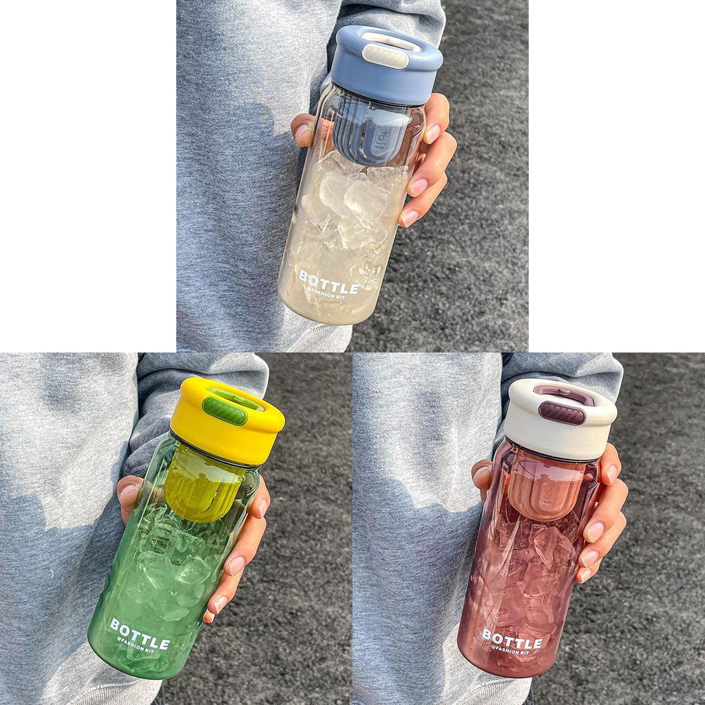 Minimalist Japanese Style Travel Tea Water Bottle With Detachable Infuser For Sports And Outdoor Use