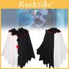Stylish Black And White Scary Clown Cosplay Outfit Perfect For Halloween And Themed Events