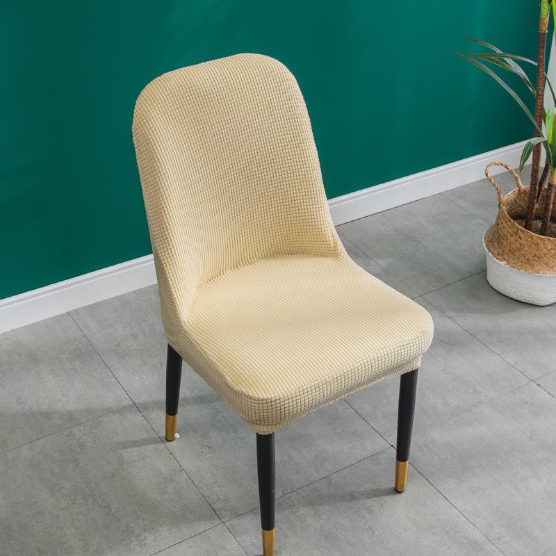 Gecontroleerd Fleece Verdikt Eendelig Elastisch Hotel Restaurant Restaurant Stoelhoes Anti-vlek Krukhoes Stoelhoes 40CM