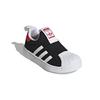 Adidas Superstar 360 C Black Vivid Red Kids Sneakers Core-Black Cloud-White GZ5033