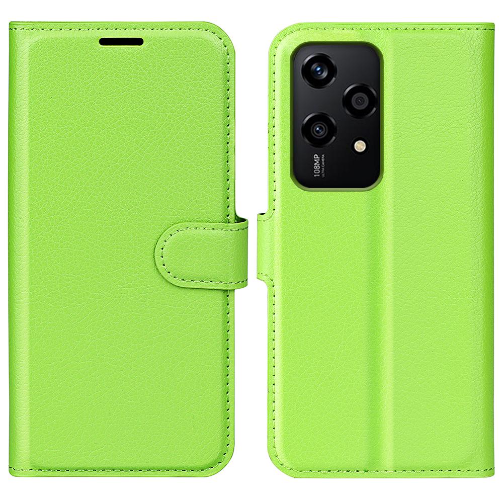 For Honor 200 Lite Case Litchi Texture Leather Flip Wallet Phone Cover