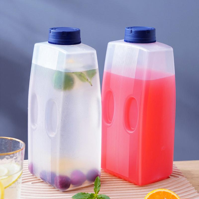 2L Zesílená lednice Džbán na studenou vodu Plastová nádoba na vodu Velký objem Limonáda Voňavý čaj Konvice na vodu