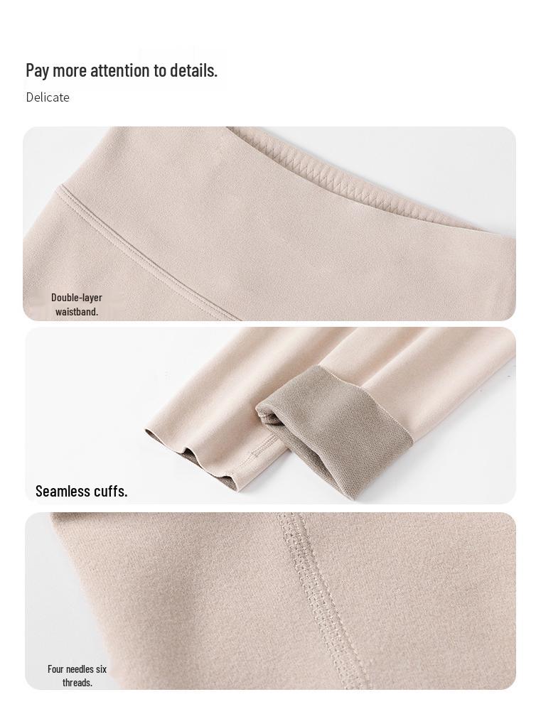 Women's Seamless Slimming Thermal High-Waist Pants with Self-Heating & Abdomen Control