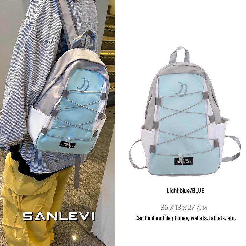 

Модный рюкзак 2025: Унисекс Легкая сумка для школы, путешествий и поездок на работу светло-синий