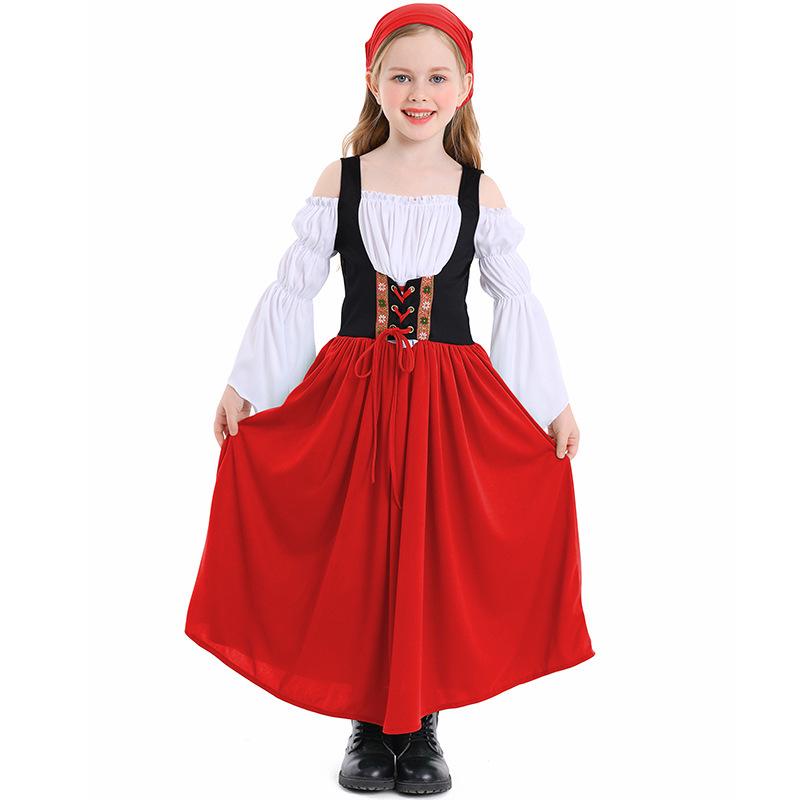 Children's Medieval Farm Dress Halloween Costume