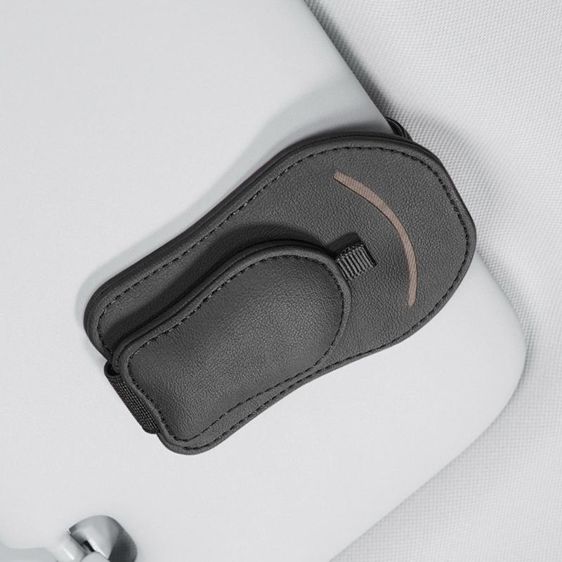 Magnetischer Automobil-Sonnenblenden-Klemme, Auto-Sonnenblenden-Brillenhalter-Organizer, Anpassbare Winkel für verschiedene Brillengestelle