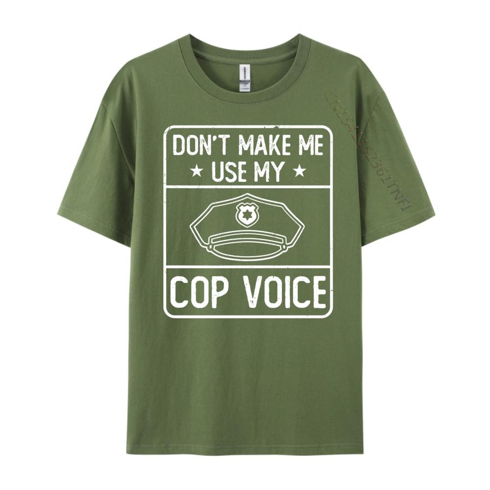 Camisetas Gráficas de Policial Cop Camisas De Hombre Estampadas Manga Curta Roupas de Luxo Respirável Estampado