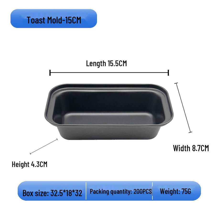 Carbon Steel Non-stick Rectangular Bread and Pizza Pan