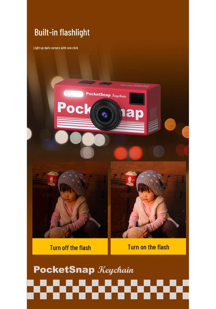 Portable Mini Thumb Camera for Students and Outdoor Events