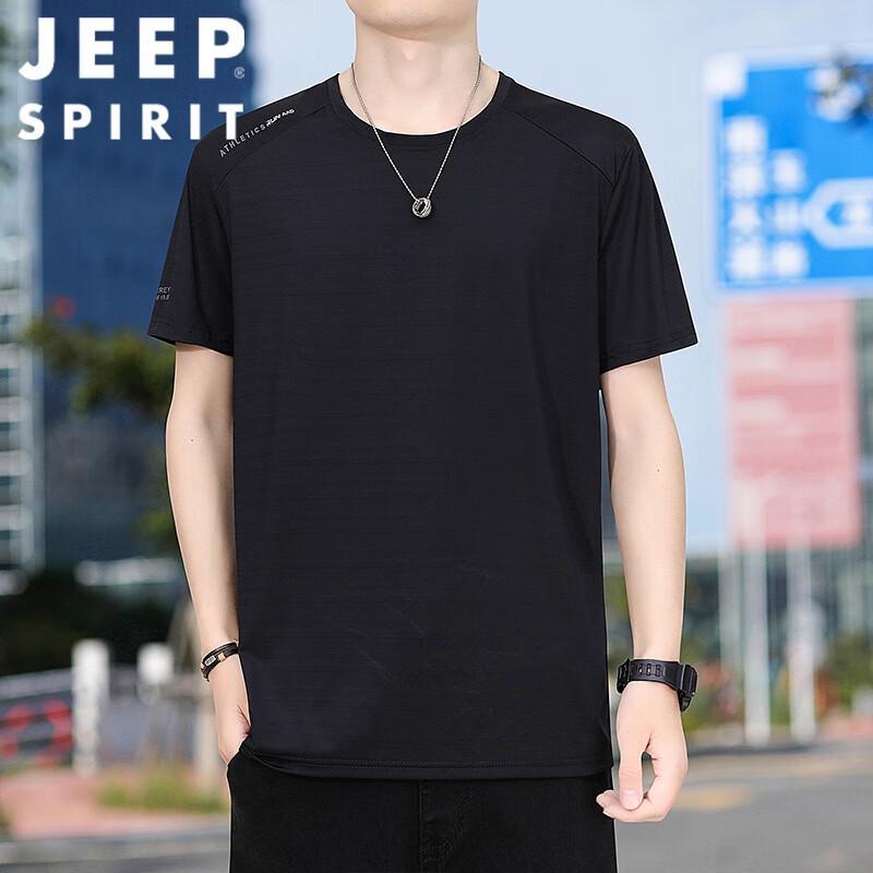 

JEEP SPIRIT Men s Ice Silk Quick Dry T-Shirt 7XL