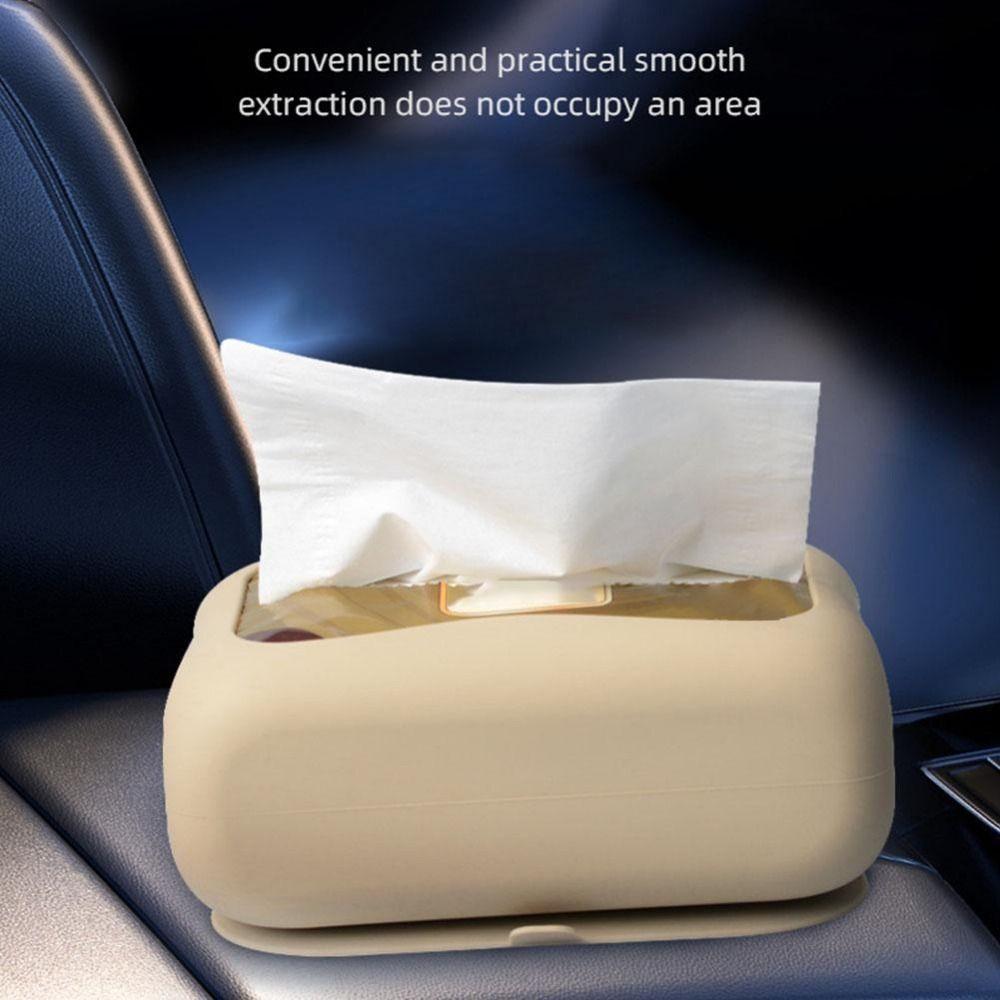 Anti-Wear Desktop Tissue Drawer Super Soft Car Tissue Box High Quality Suction Cup Tissue Box
