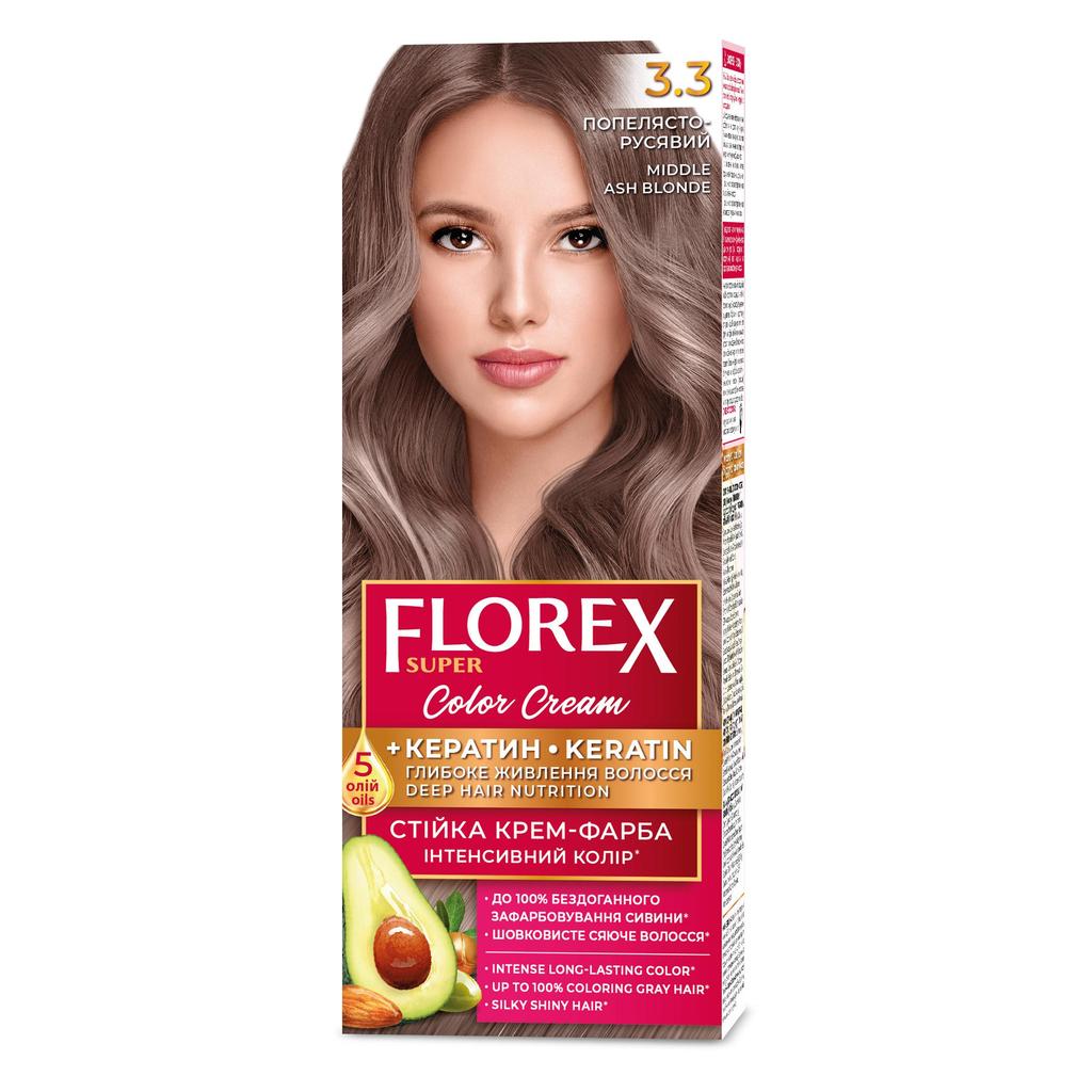 Florex Super Permanent Hair Dye Cream - Give Your Hair Deep Nourishment, Makes Your Hair Soft and Silky-shiny.