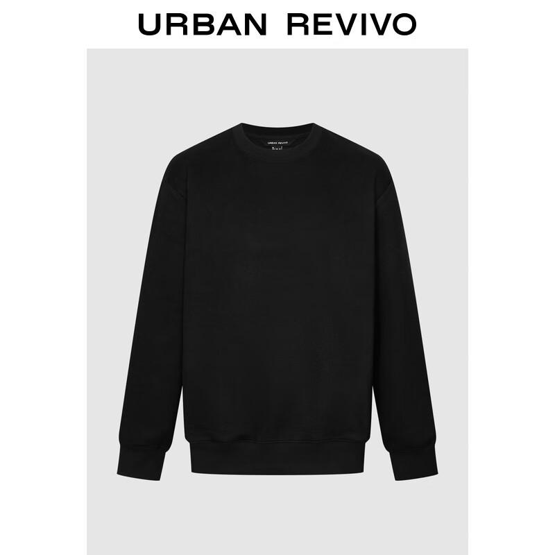 UR Men s 2025 Winter Fleece-Lined Crew Neck Sweatshirt S