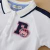 Mädchen Baby Kleider Kinder Casual POLO Kleider 2023 Neue Schule Kleidung Kurzarm Sommer kinder Kleidung Kleines Mädchen