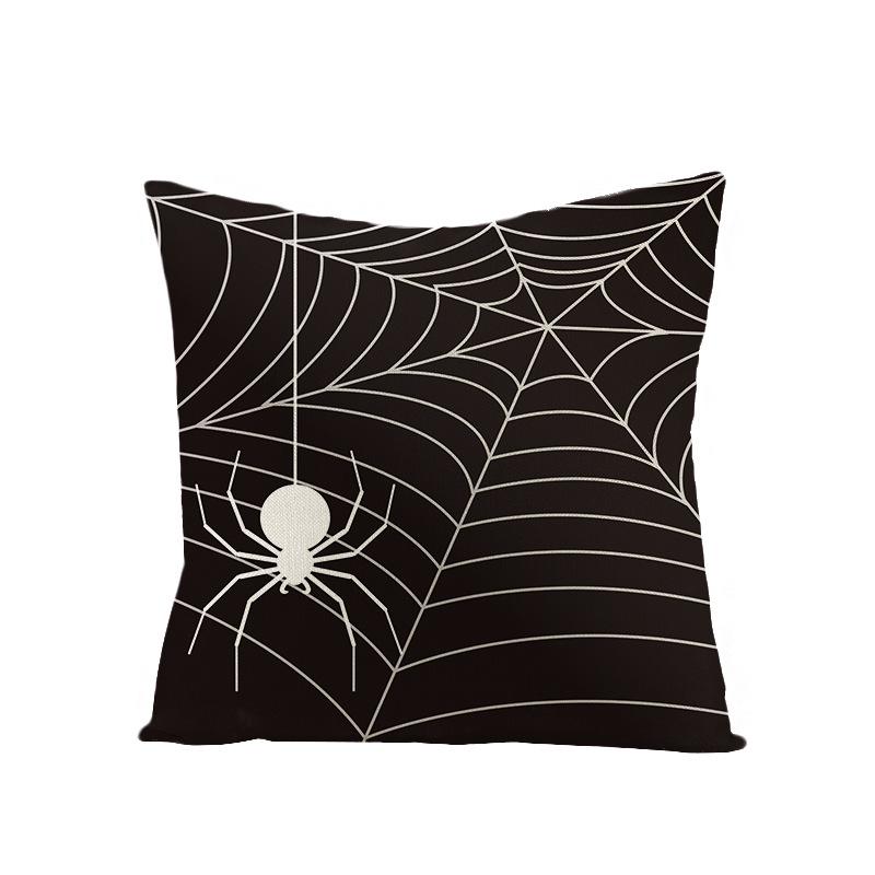 Neue Halloween Polyester Kissenbezug Zuhause Zuhause Schlafzimmer Sofa Kissen Lendenkissenbezug