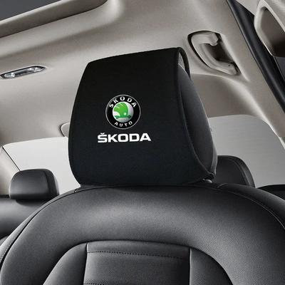 Potah na opěrku hlavy do auta Auto opěrka hlavy Povlak na polštář Auto samolepka Pro Skoda SUPERB RAPID KAROQ FABIA YETI Octavia KAMIQ KODIAQ