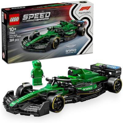 LEGO Speed Champions Aston Martin Aramco F1 AMR24 Race Car Toy Building Blocks for Kids Ages 10-12